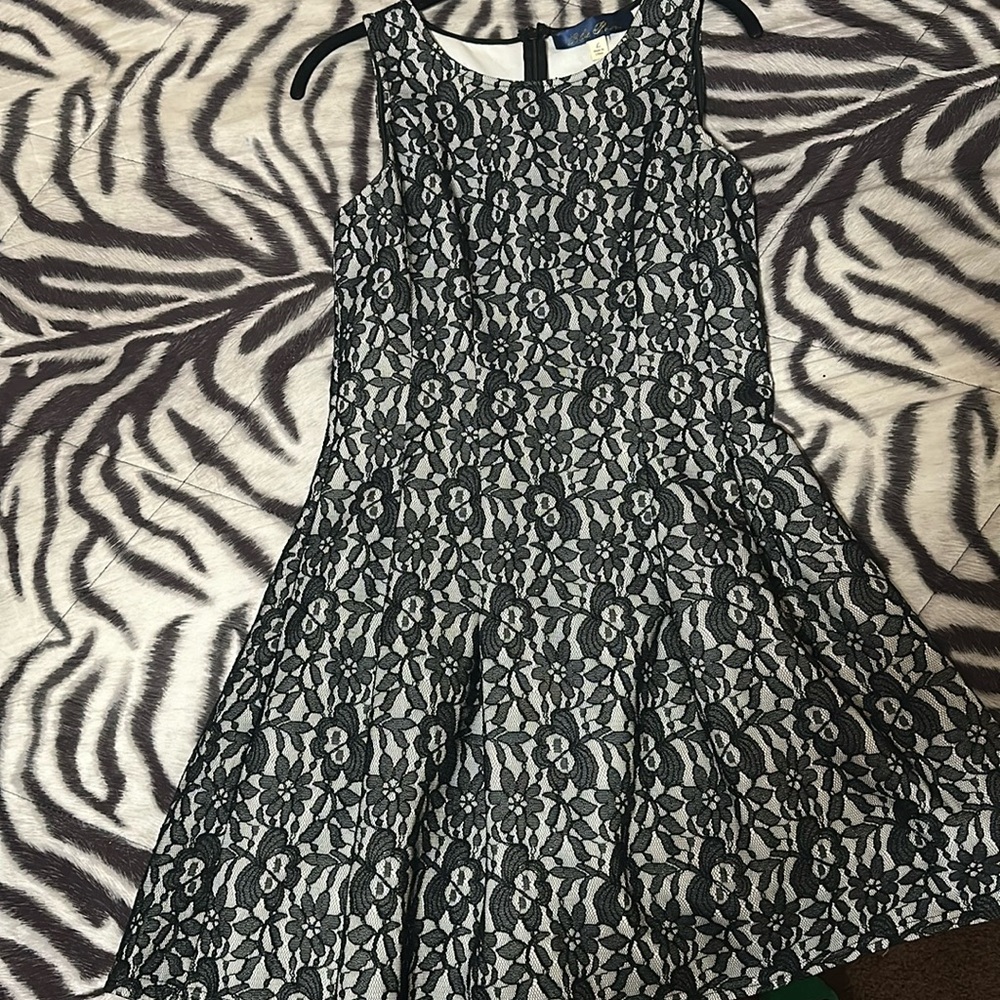 Floral print dress